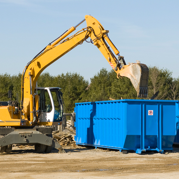 are there any restrictions on where a residential dumpster can be placed in Williamsville MO